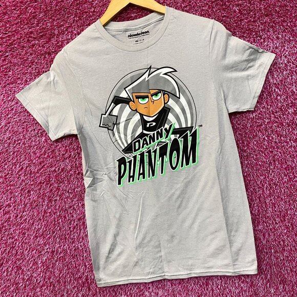 Nickelodeon Danny Phantom Spiral Retro Cartoon T-Shirt Small - Picture 3 of 4